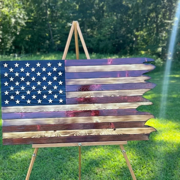 8*15inch American Wavy Flag