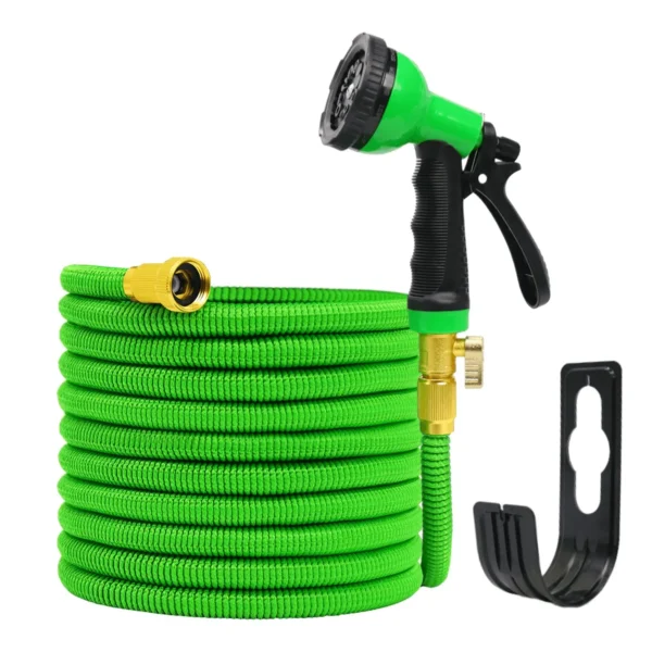 50/100FT Garden Hose and 10 Spray Nozzle