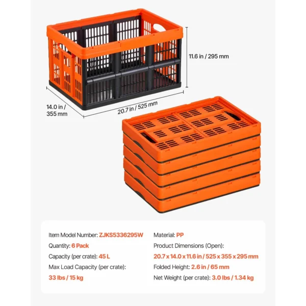 Collapsible Bins with Handles
