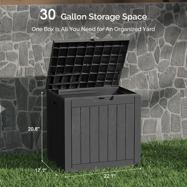 Weather-Resistant Outdoor Storage Bin